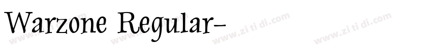 Warzone Regular字体转换